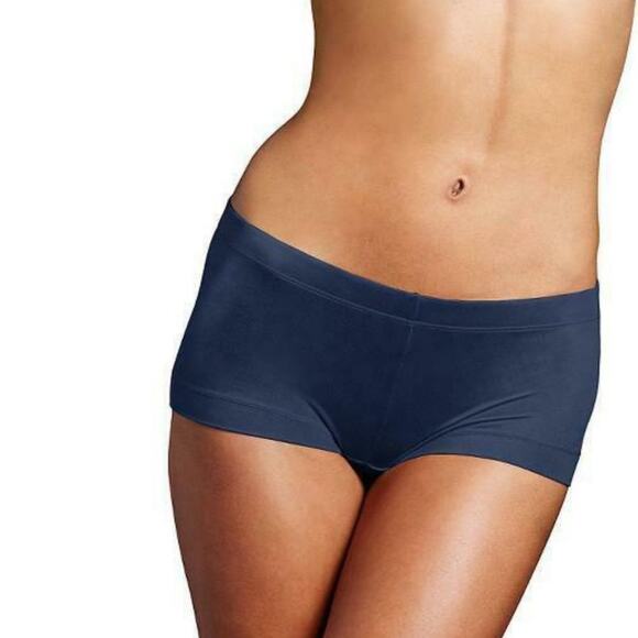 Jenni Jennifer More Seamless Boyshort Navy Shade Size Medium - Picture 1 of 3